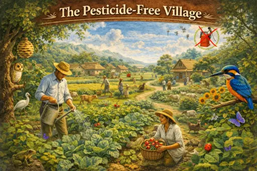 The pesticide-free village