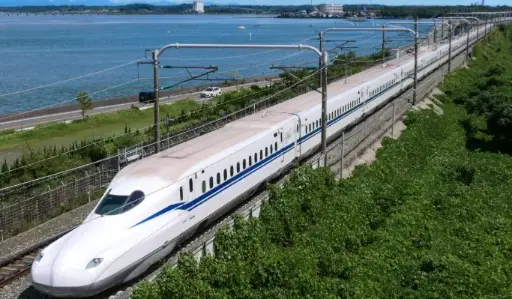 The Shinkansen or Bullet Train
