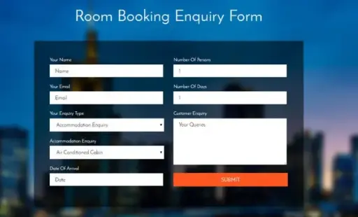 Hotel Booking Enquiry 
