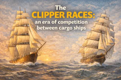 The Clipper Races: an era of competition between cargo ships