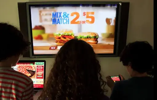 Food advertising on children