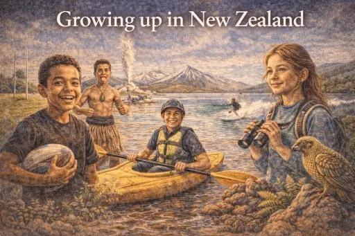 Growing up in New Zealand