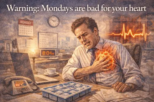 Warning: Mondays are bad for your heart
